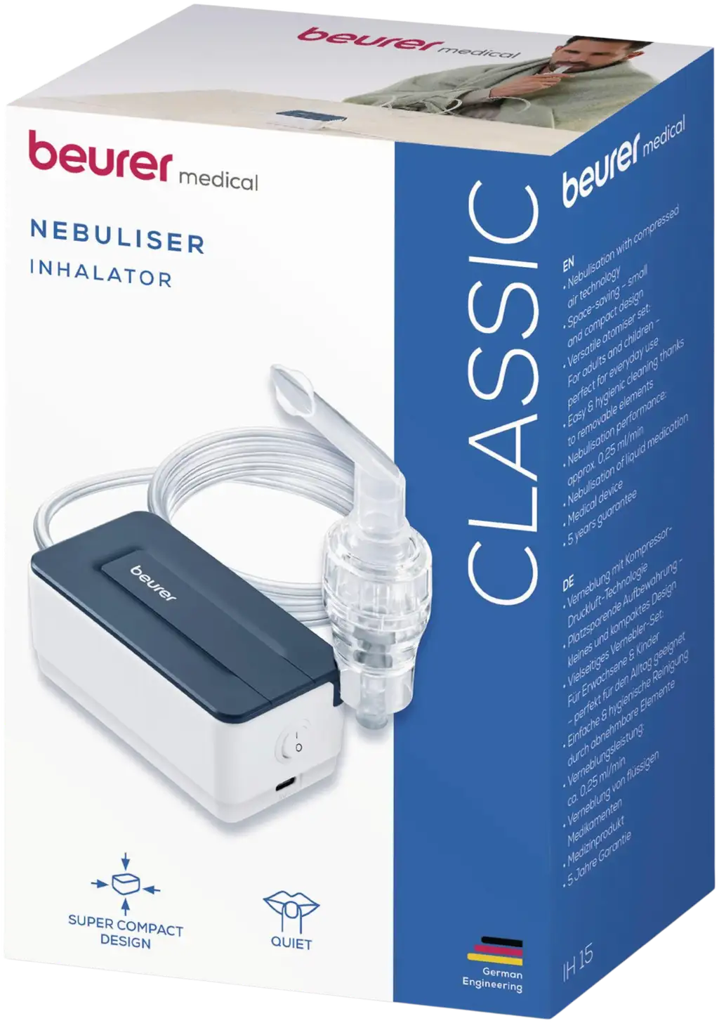 Beurer Nebulizer Inhaler - Compact Medical Device