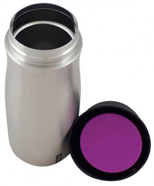 Helios Click N Drink 400ml Bottle – Steel & Purple
