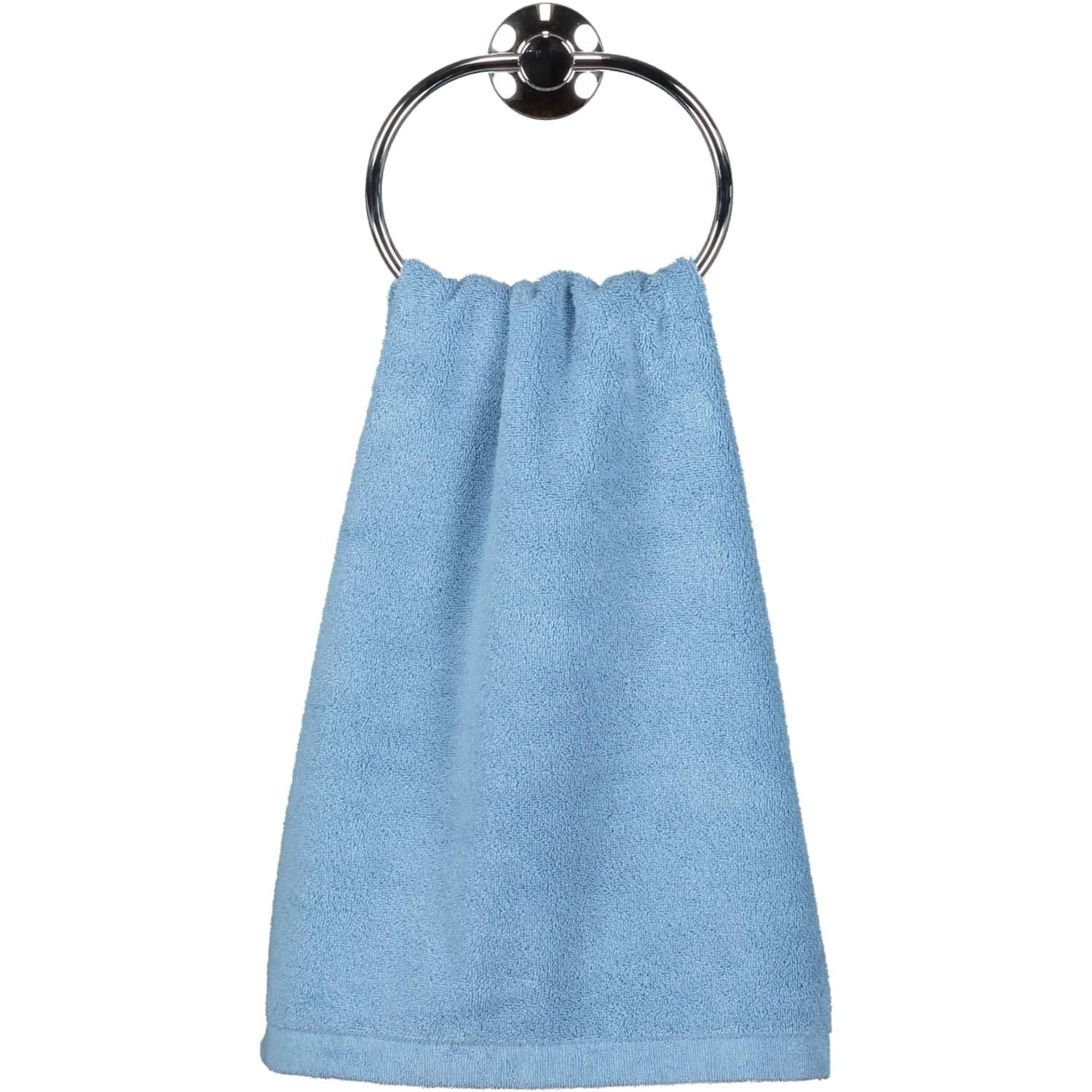 Cawö Bath Towel 70×140 cm - Soft Blue Cotton