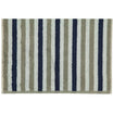 Cawo Tape Bath Towel 70×140 cm – Olive & Navy Colors