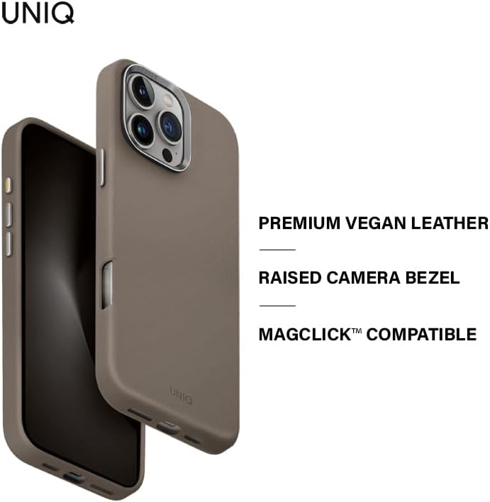 UNIQ HYBRID IPHONE 16 PRO (2024) 6.3 MAGCLICK CHARGING LYDEN - FLINT GREY