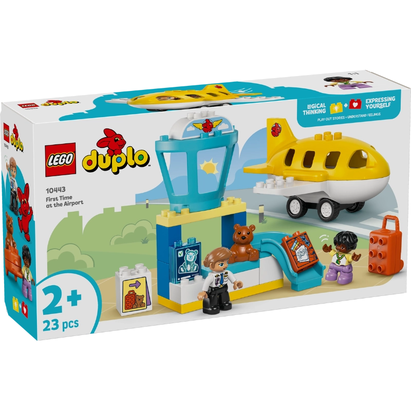 LEGO DUPLO First Time at the Airport – 23 Pieces | Set 10443