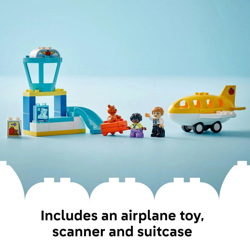 LEGO DUPLO First Time at the Airport – 23 Pieces | Set 10443