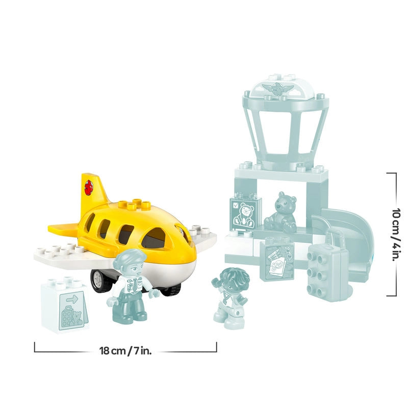 LEGO DUPLO First Time at the Airport – 23 Pieces | Set 10443