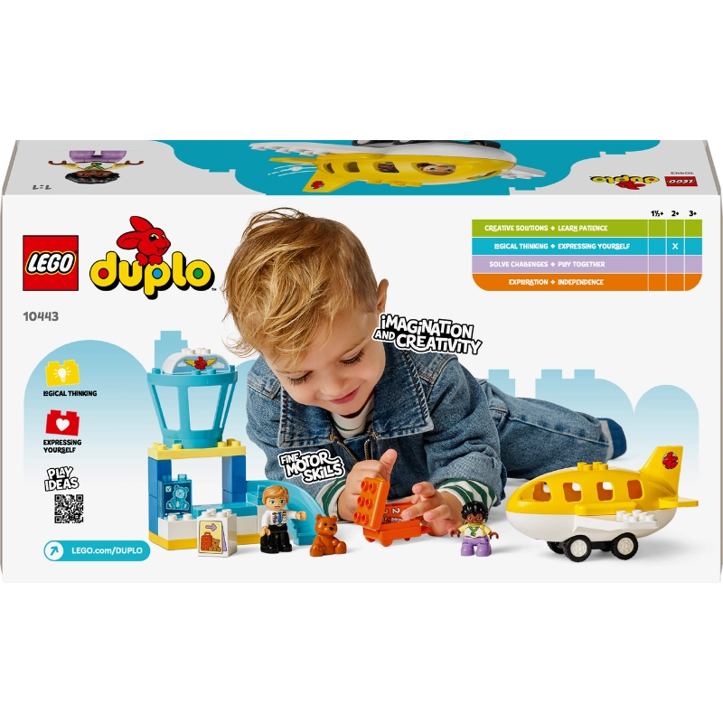 LEGO DUPLO First Time at the Airport – 23 Pieces | Set 10443