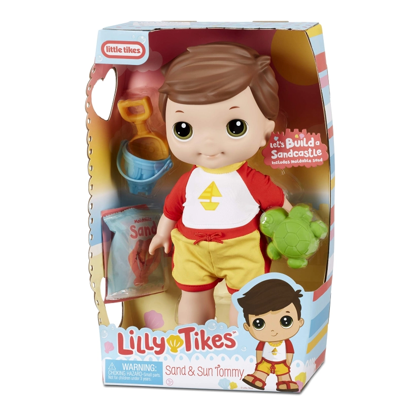 Little Tikes Lilly Tikes Sand & Sun Tommy – 12-Inch Beach Play Doll