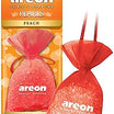 AREON Pearls I Car & Home Hanging Air Freshener I Peach (Pack of 3)