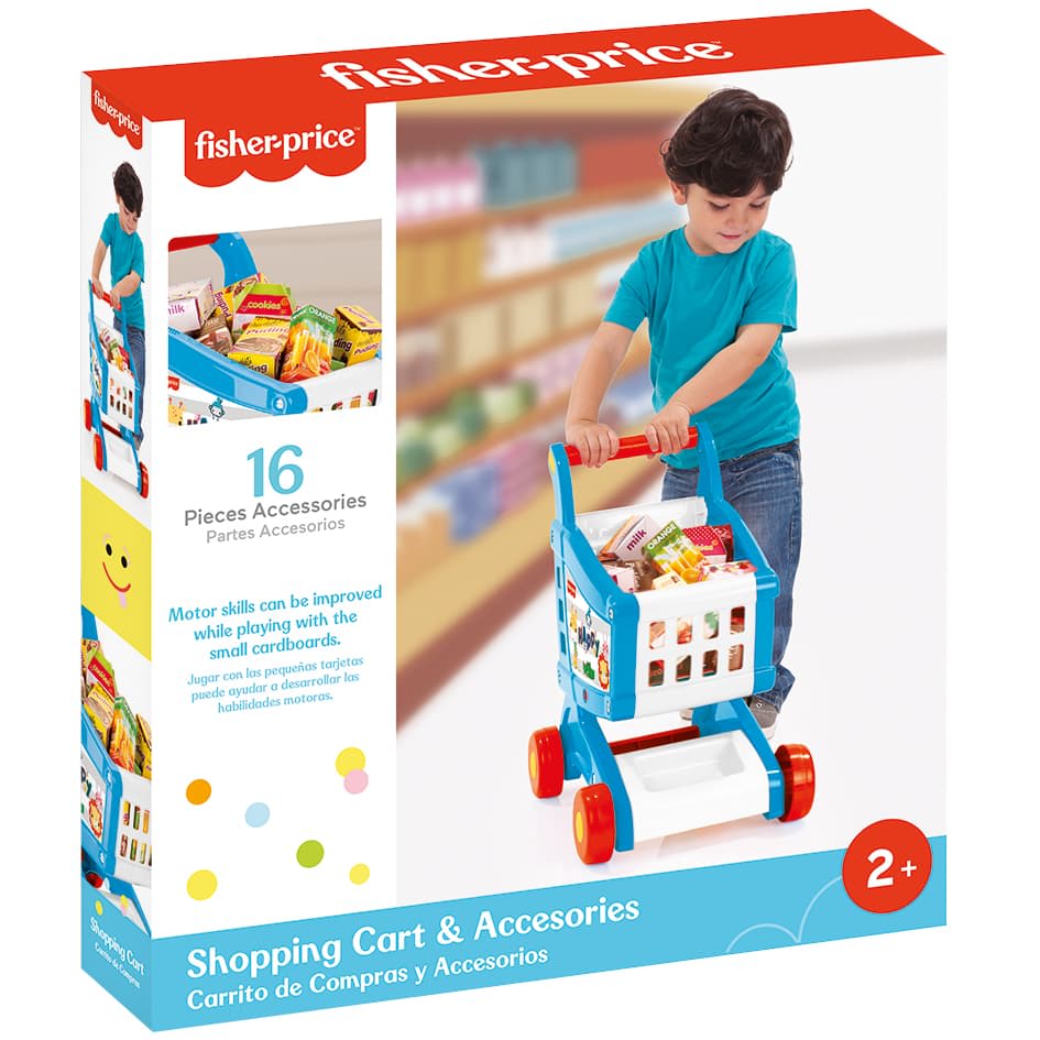 Fisher-Price Shopping Cart & Accessories 16pc