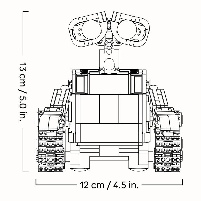 LEGO Disney WALL-E & EVE – 811 Pieces | Set 43279
