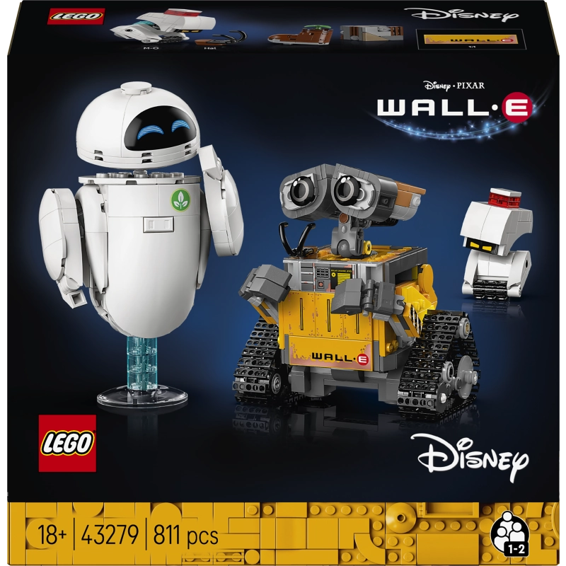 LEGO Disney WALL-E & EVE – 811 Pieces | Set 43279