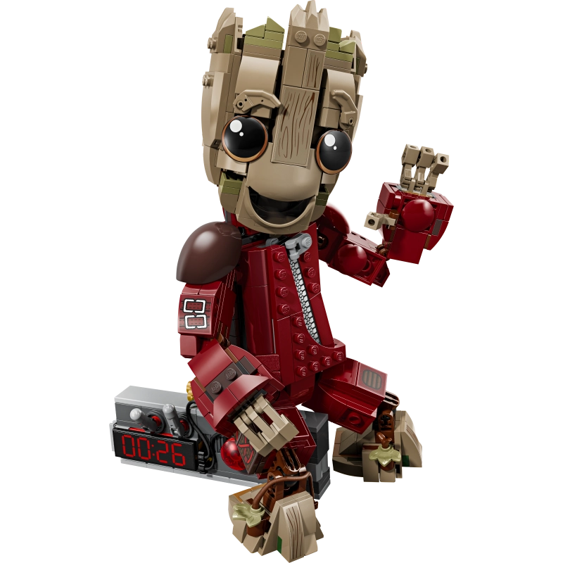 LEGO Marvel Ravager Jumpsuit Groot – 604 Pieces | Set 76341