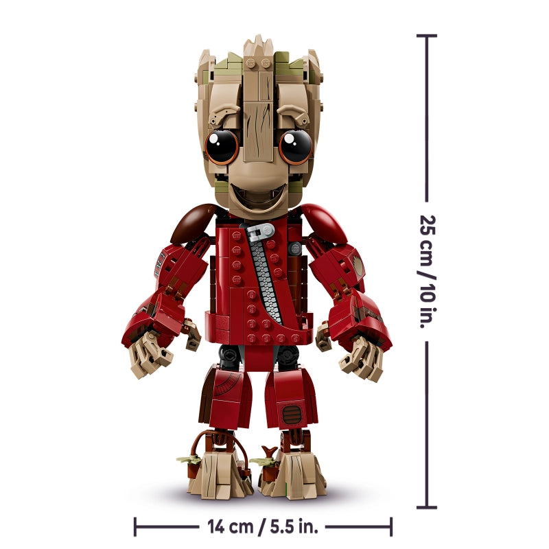 LEGO Marvel Ravager Jumpsuit Groot – 604 Pieces | Set 76341