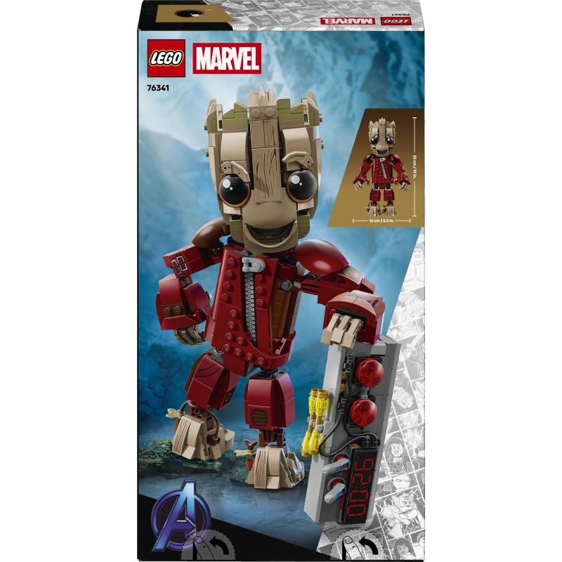 LEGO Marvel Ravager Jumpsuit Groot – 604 Pieces | Set 76341