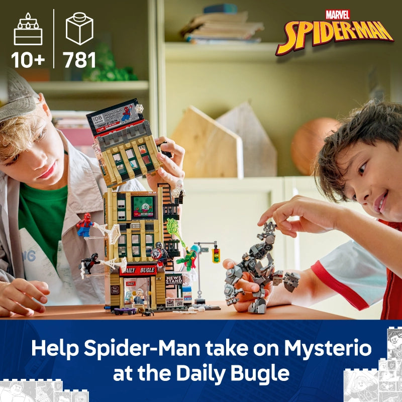 LEGO Marvel Spider-Man vs. Mysterio: The Daily Bugle – 781 Pieces | Set 76342