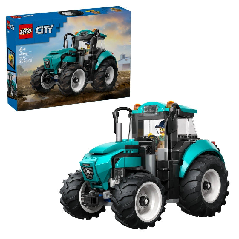 LEGO City Tractor – 204 Pieces | Set 60498