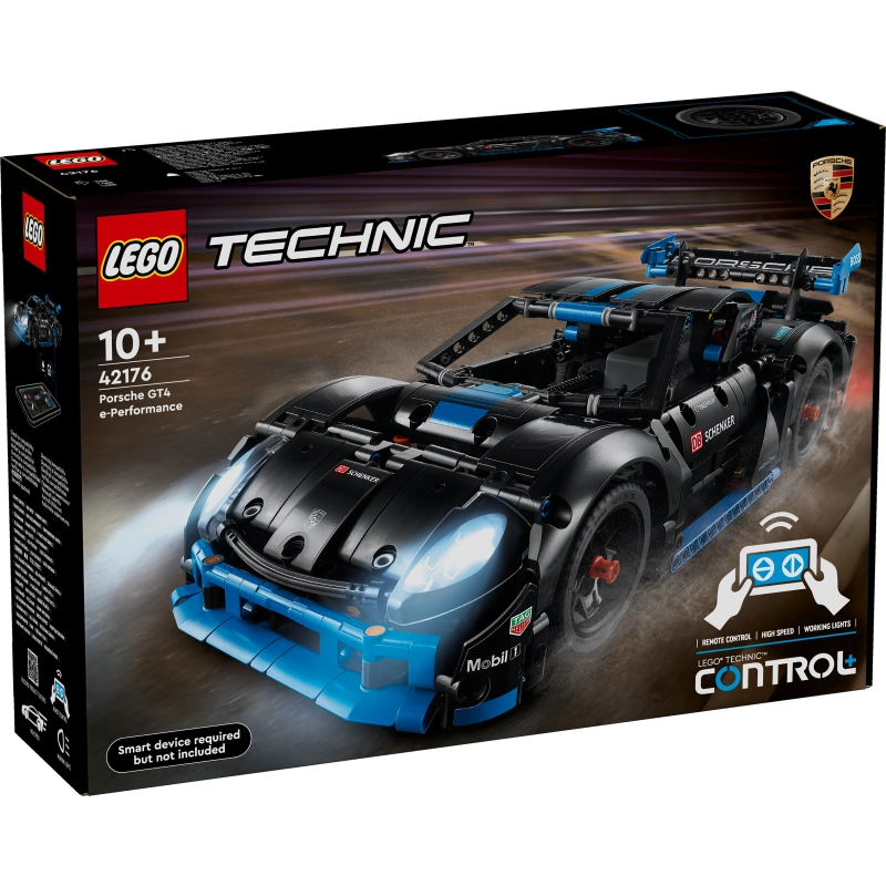 LEGO Technic Porsche GT4 e-Performance Race Car – 836 Pieces | Set 42176