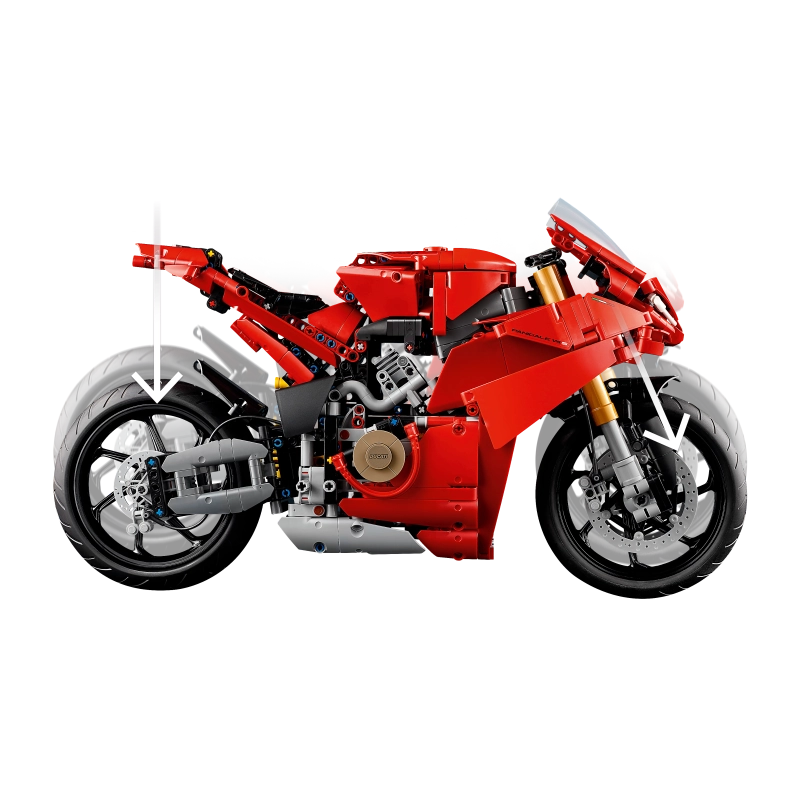 LEGO Technic Ducati Panigale V4 S Motorcycle – 1603 Pieces | Set 42202