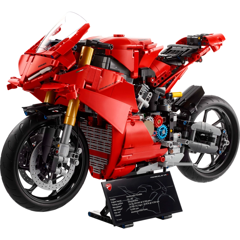 LEGO Technic Ducati Panigale V4 S Motorcycle – 1603 Pieces | Set 42202