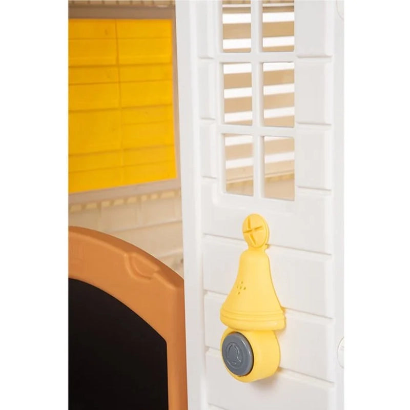 Dolu Garden Playhouse with Fence – Kids Outdoor Play House