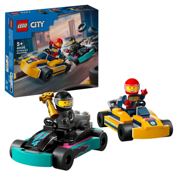 LEGO City Go-Karts & Race Drivers – 99 Pieces | Set 60400