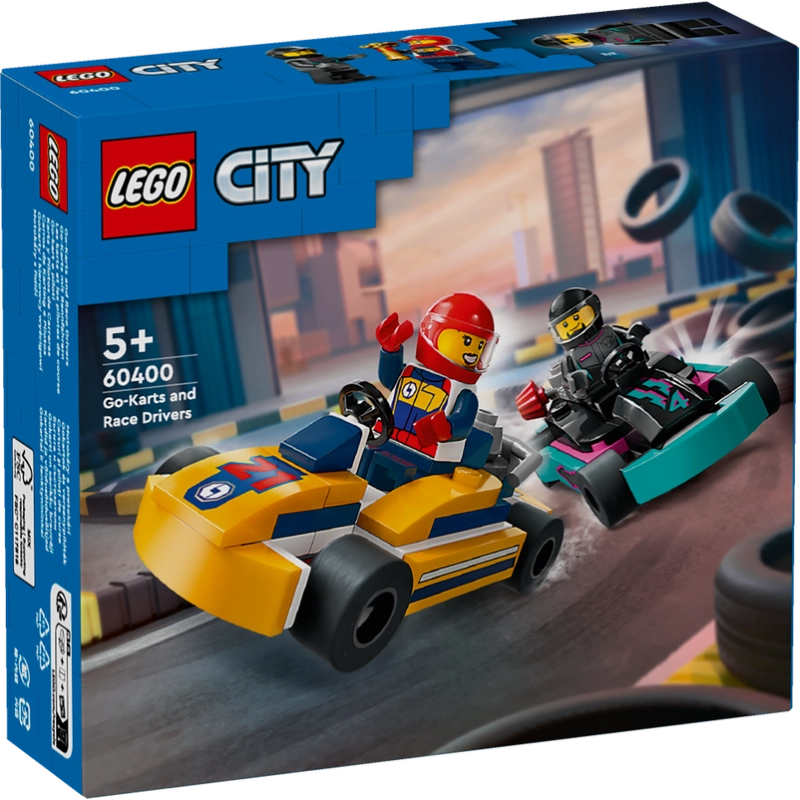 LEGO City Go-Karts & Race Drivers – 99 Pieces | Set 60400