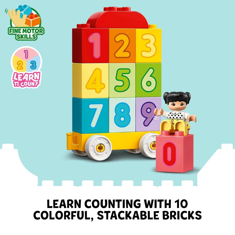 LEGO DUPLO Number Train – Learn to Count | 23 Pieces | Set 10954