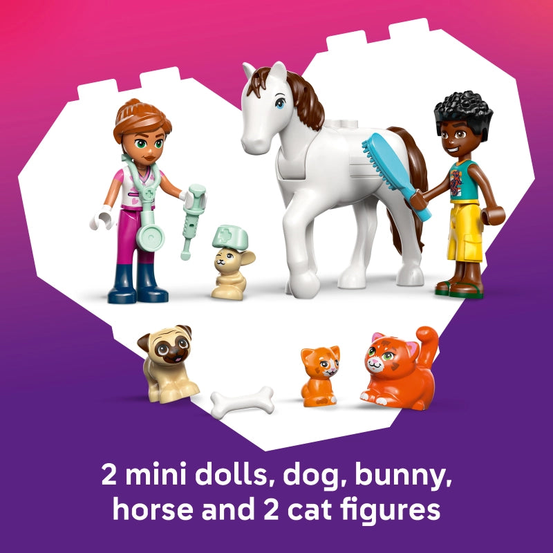 LEGO Friends Animal Vet Clinic – 141 Pieces | Set 42696