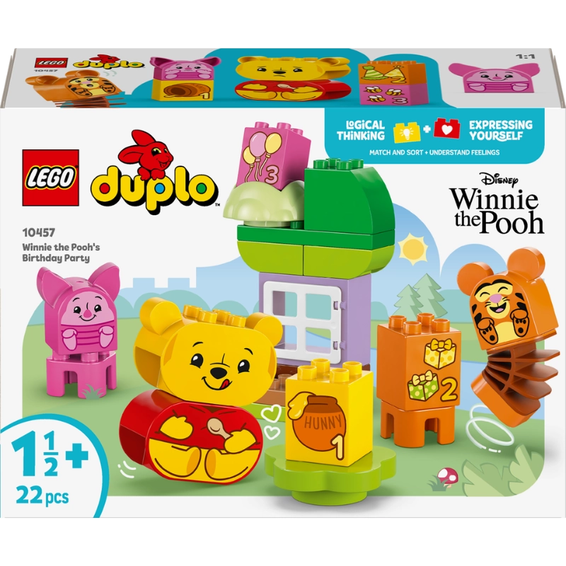 LEGO DUPLO Winnie the Pooh's Birthday Party – 22 Pieces | Set 10457