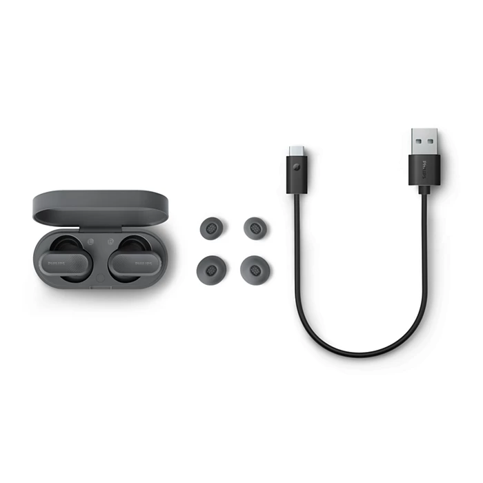 Philips 3000 Series TAT3509GY/97 True Wireless Headphones – Gray