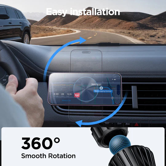 JOYROOM JR-ZS240 Pro Magnetic Wireless Car Charger - Black
