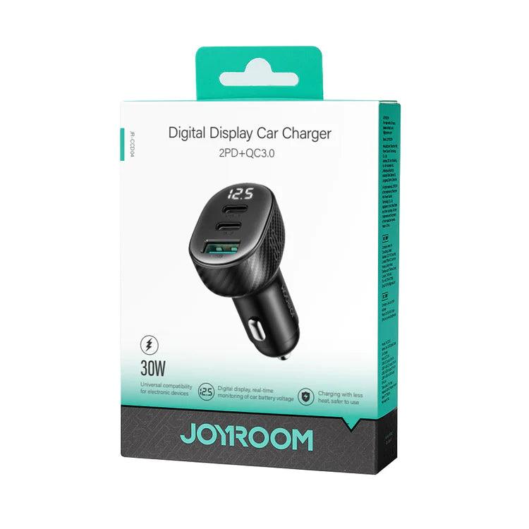 Joyroom 2A1C 30W Car Charger Fast & Efficient Charging - Black