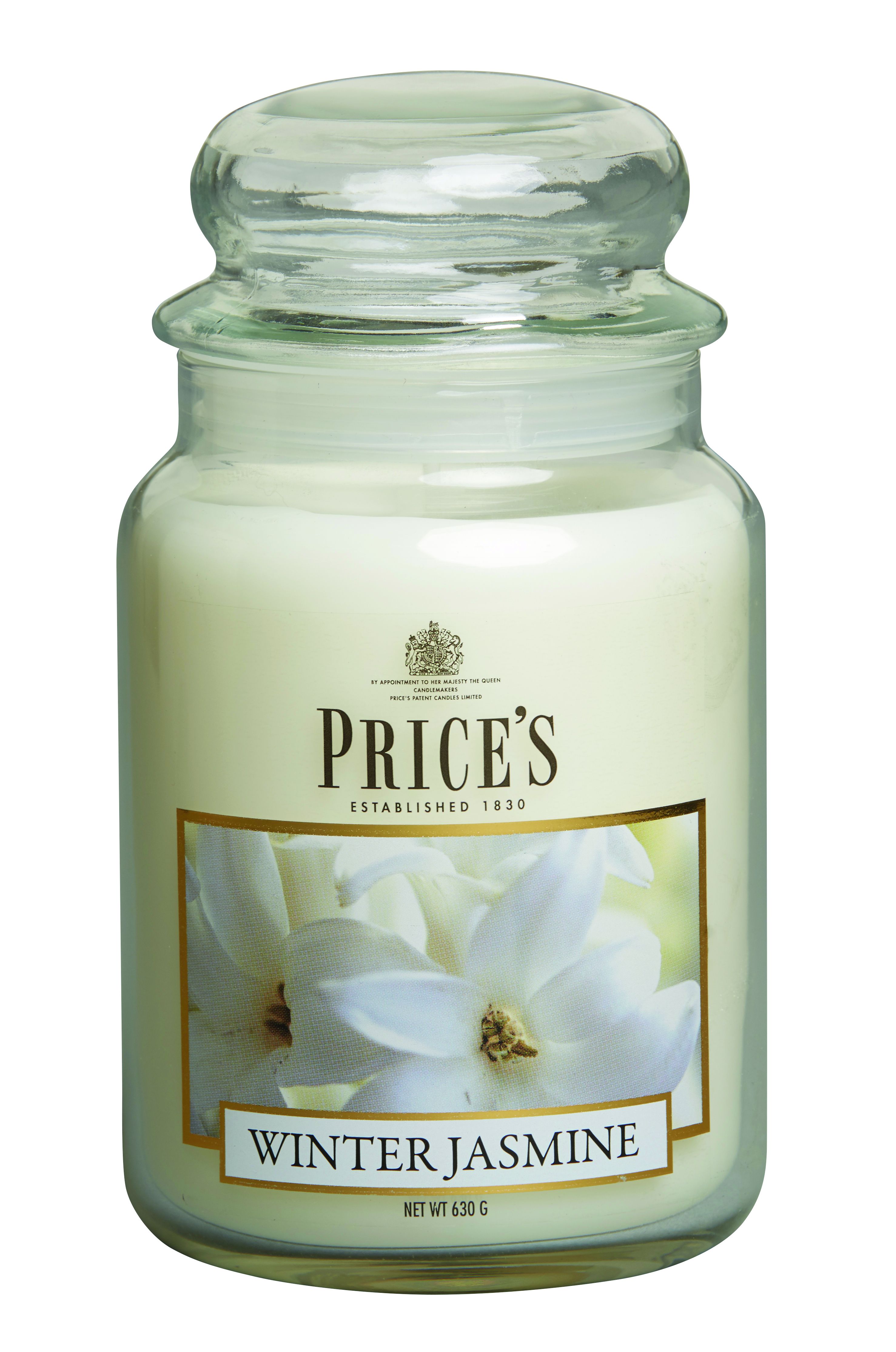 Price’s Large Scented Candle Jar with Lid – Long-Lasting Aroma