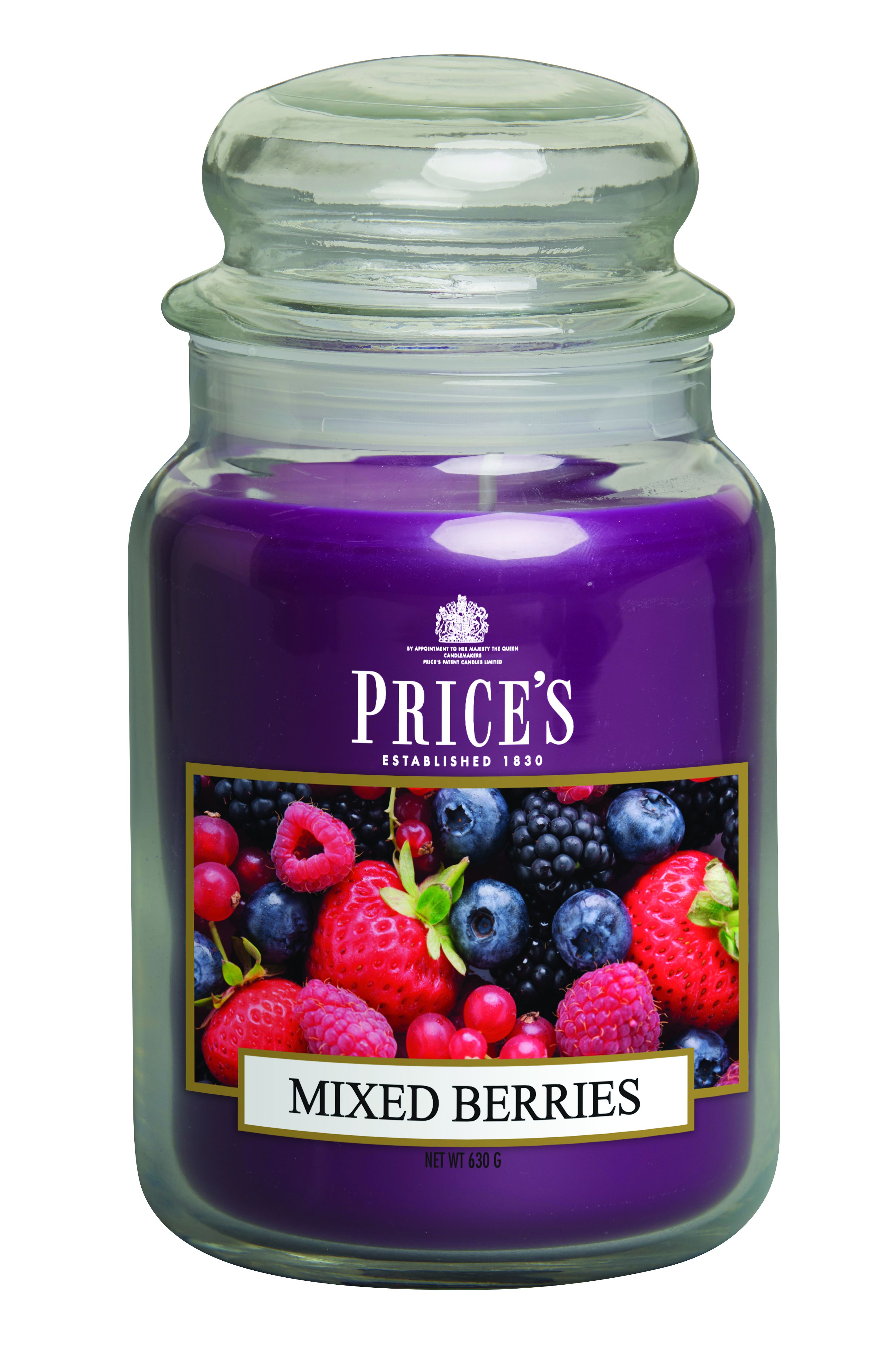 Price’s Large Scented Candle Jar with Lid – Long-Lasting Aroma
