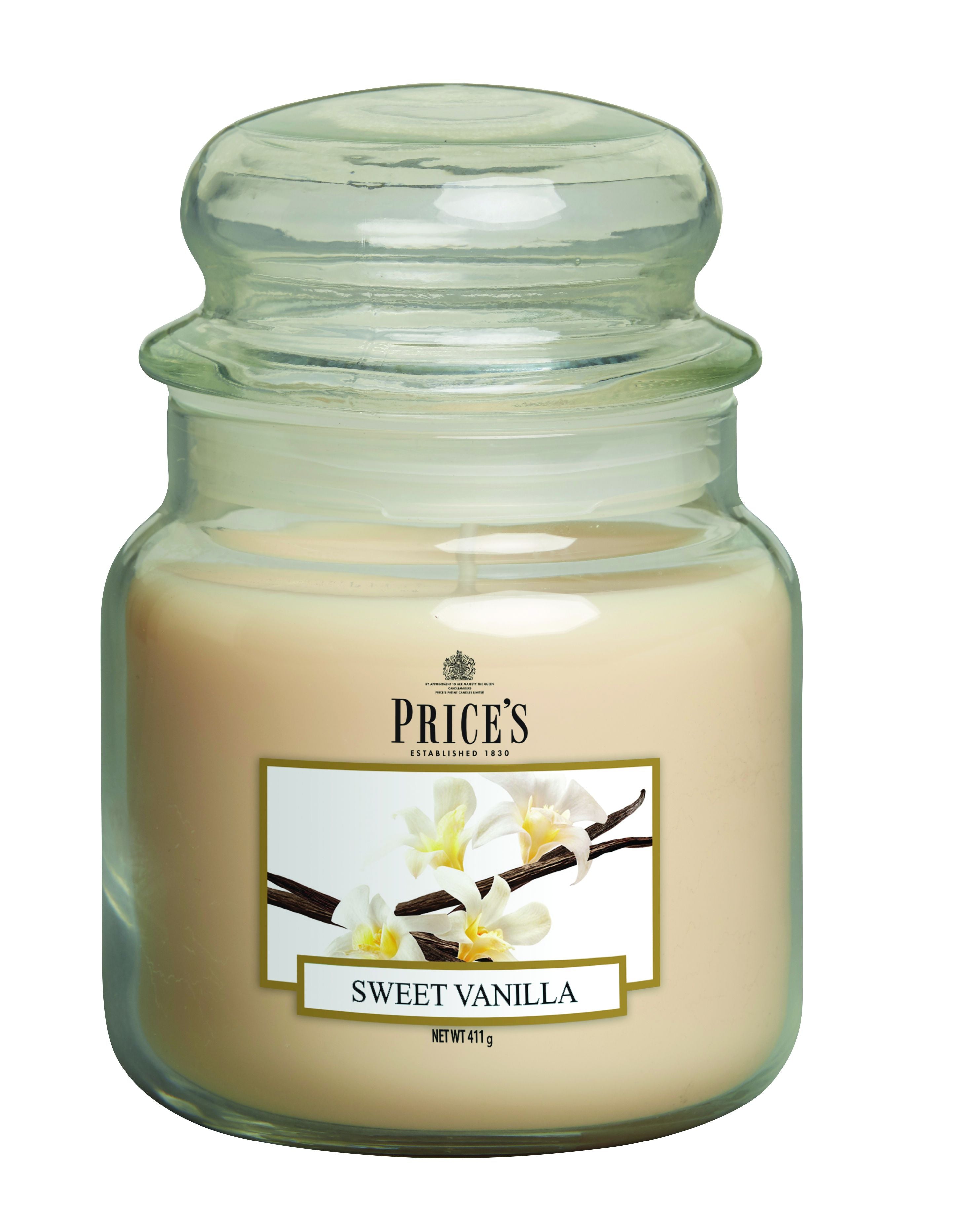 Price’s Medium Scented Candle Jar – Stylish & Fragrant