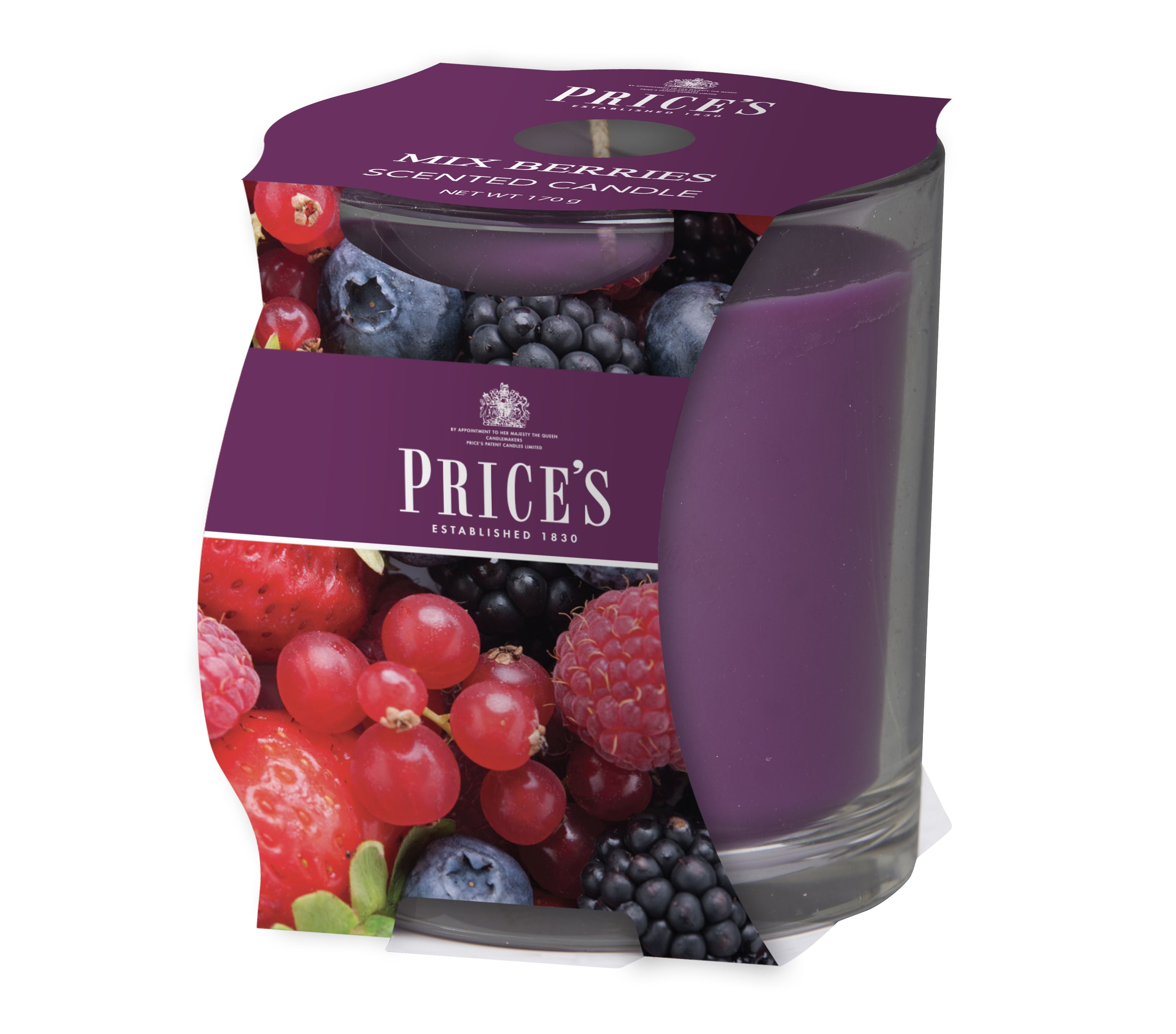 Price’s Cup Scented Candle – Elegant Glass & Rich Aroma