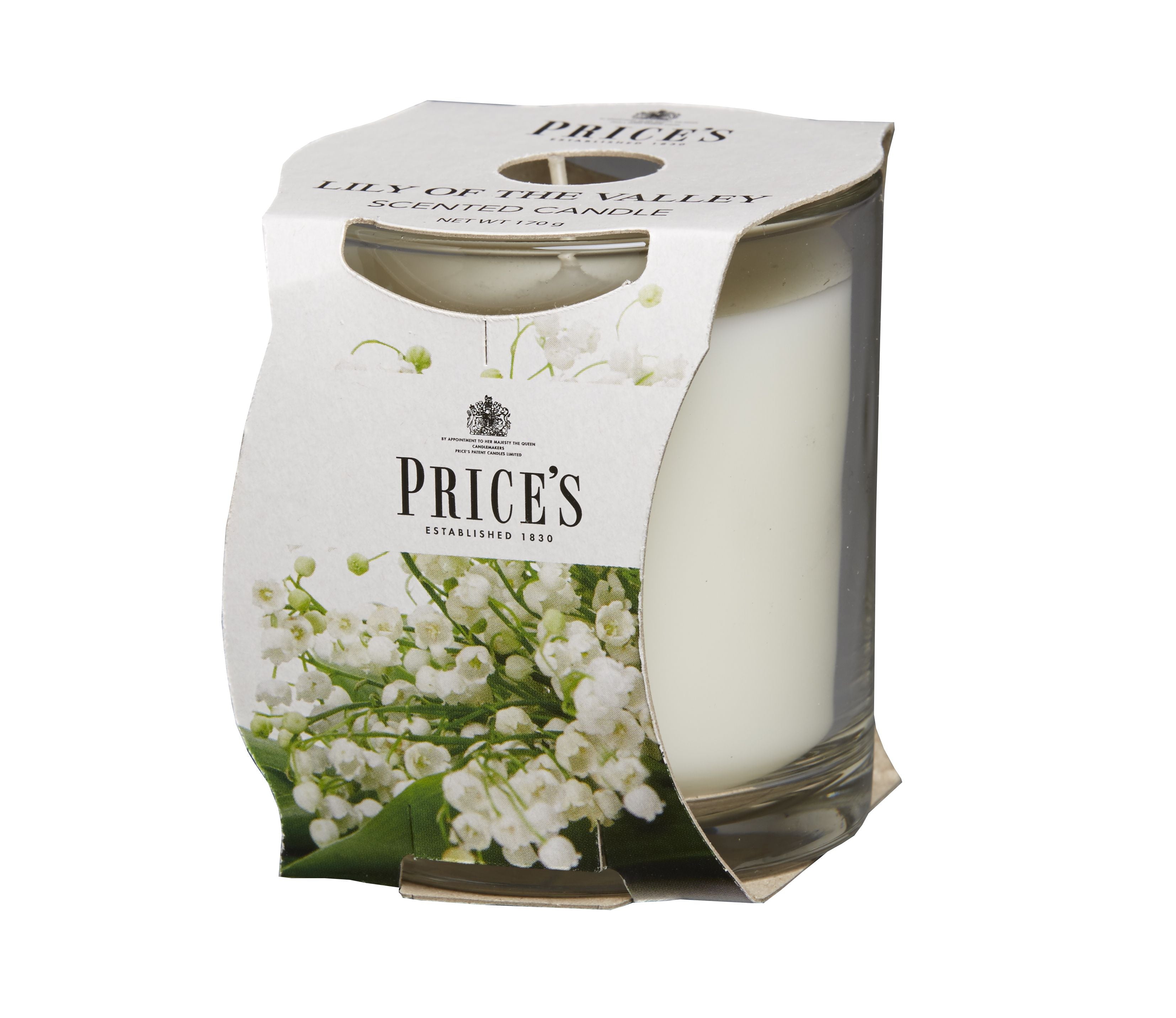 Price’s Cup Scented Candle – Elegant Glass & Rich Aroma