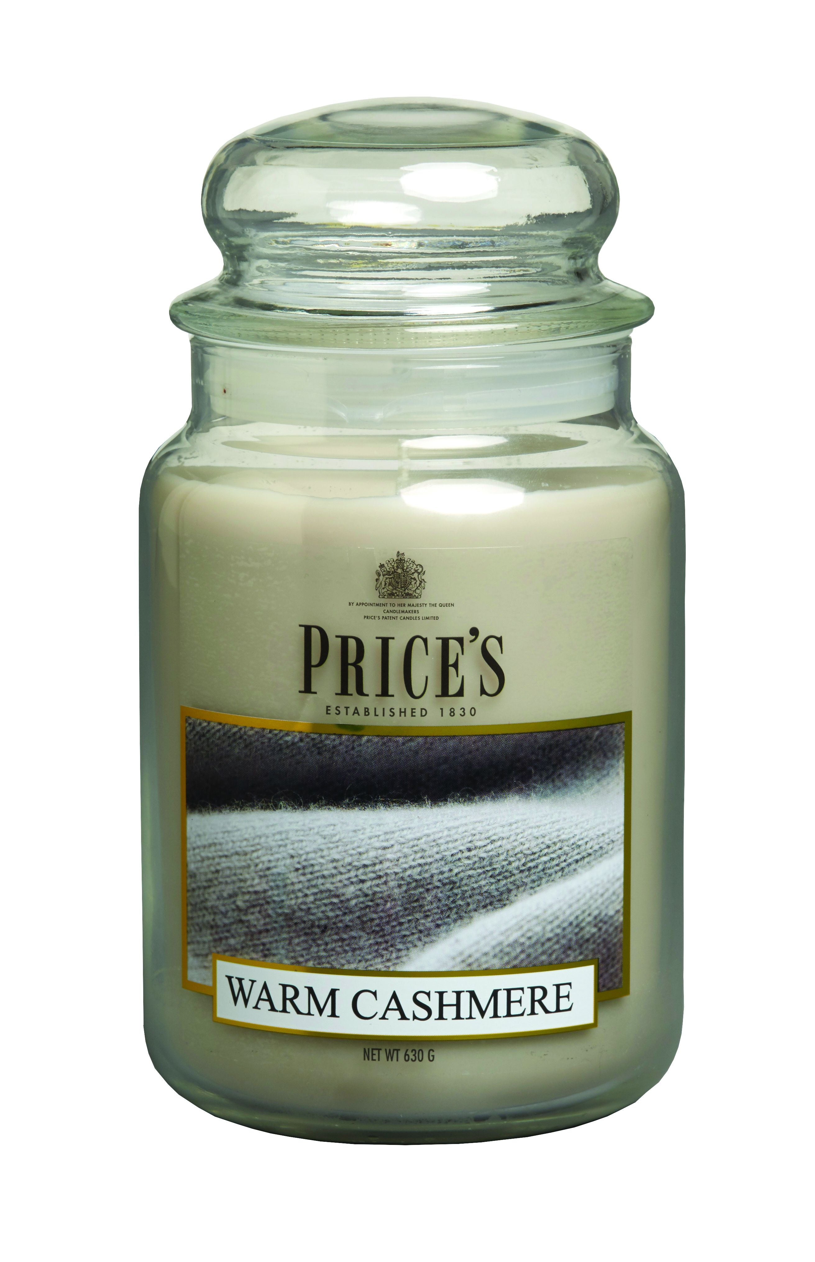 Price’s Large Scented Candle Jar with Lid – Long-Lasting Aroma