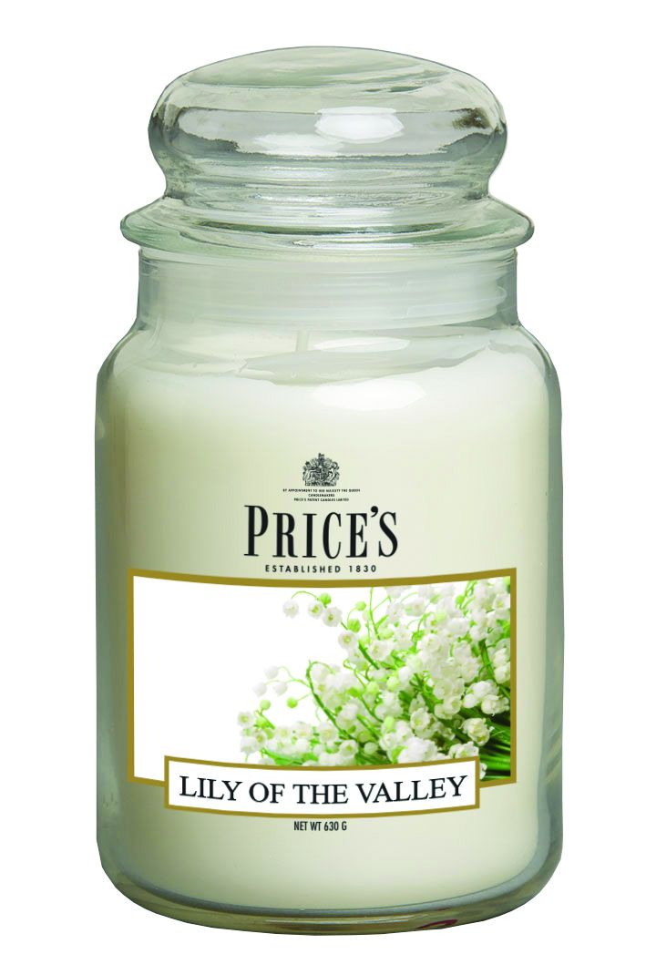 Price’s Large Scented Candle Jar with Lid – Long-Lasting Aroma