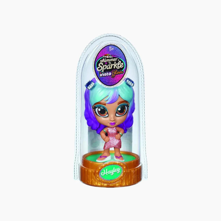 CraZArt Shimmer N Sparkle InstaGlam Make Up Doll – Hayley | Fashion Doll with Real Makeup