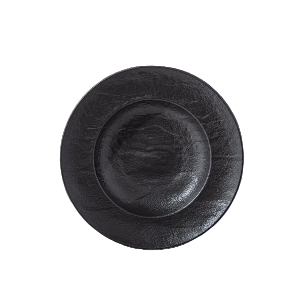 Wilmax SlateStone Deep Plate 25.5cm - Black