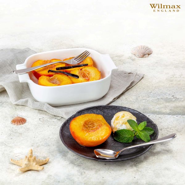 Wilmax 16.5cm Square Oven Dish - White Porcelain