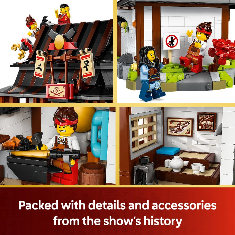 LEGO NINJAGO Four Weapons Blacksmith 15th Anniversary – 1259 Pieces | Set 71858