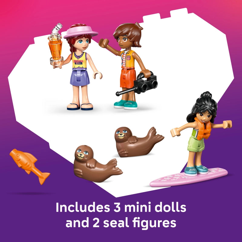 LEGO Friends Beach House with Seals – 400 Pieces | Set 42699