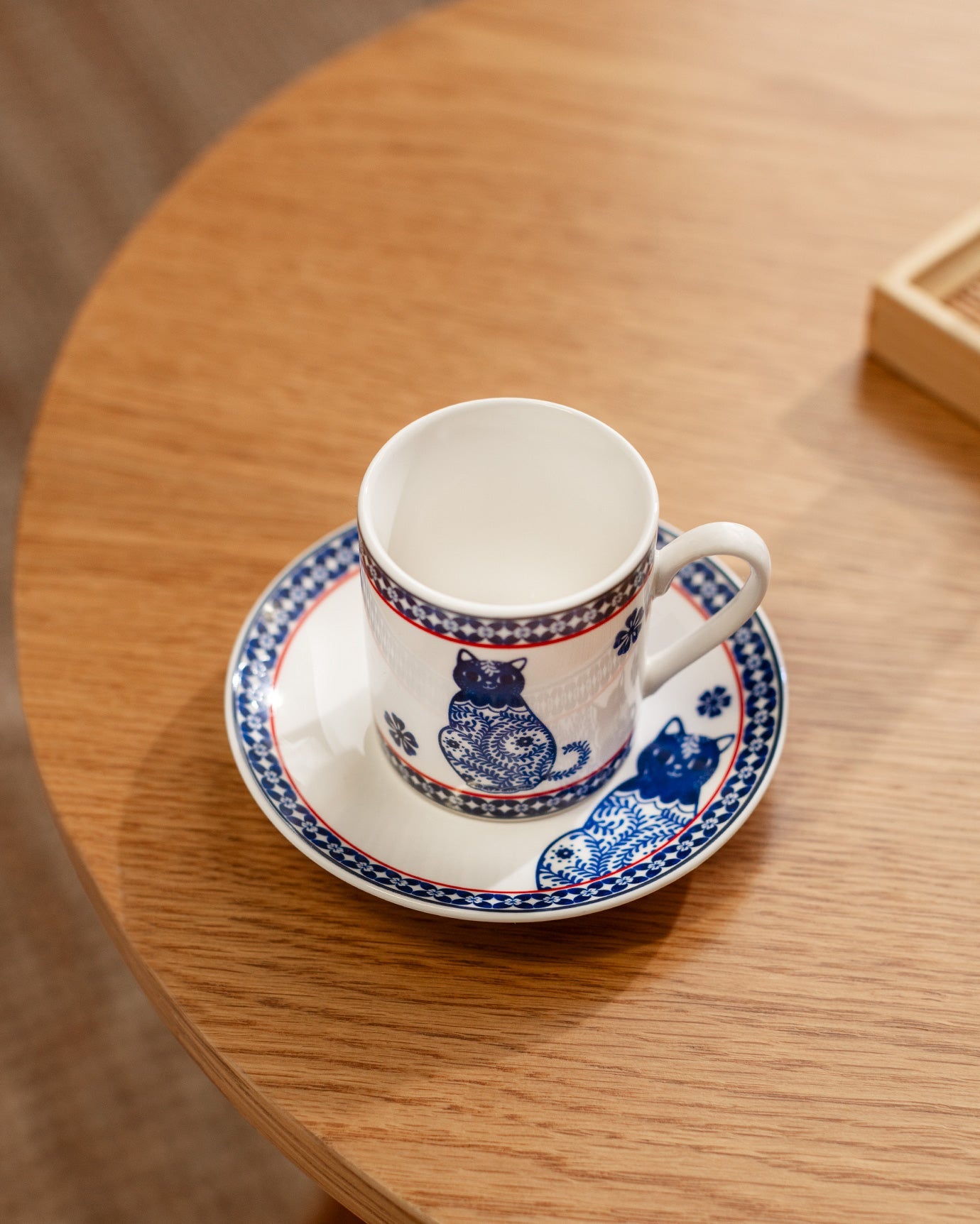 Chat 4-piece Coffee Cup Set - Madame Coco JO
