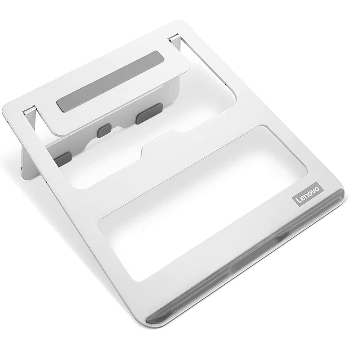 Lenovo Portable Metal Laptop Stand - Ergonomic 18° Tilt for Laptops up to 15"