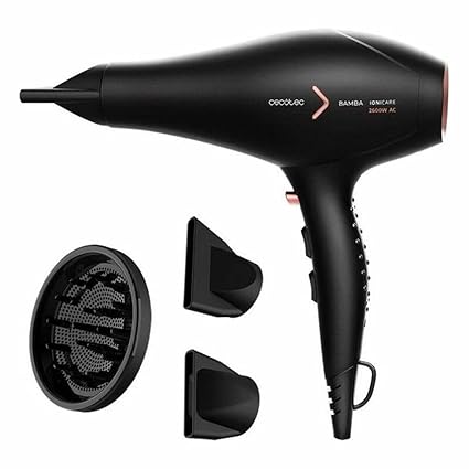 Cecotec Bamba IoniCare 5350 2600W Ionic Hair Dryer Black — Maximum Power, Zero Frizz