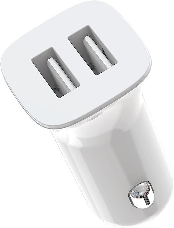 XO TZ10 12W PC Dual USB car charger for Lightning