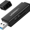 UGREEN USB 3.0 SD Card Reader – Dual Slot, High-Speed, Compact