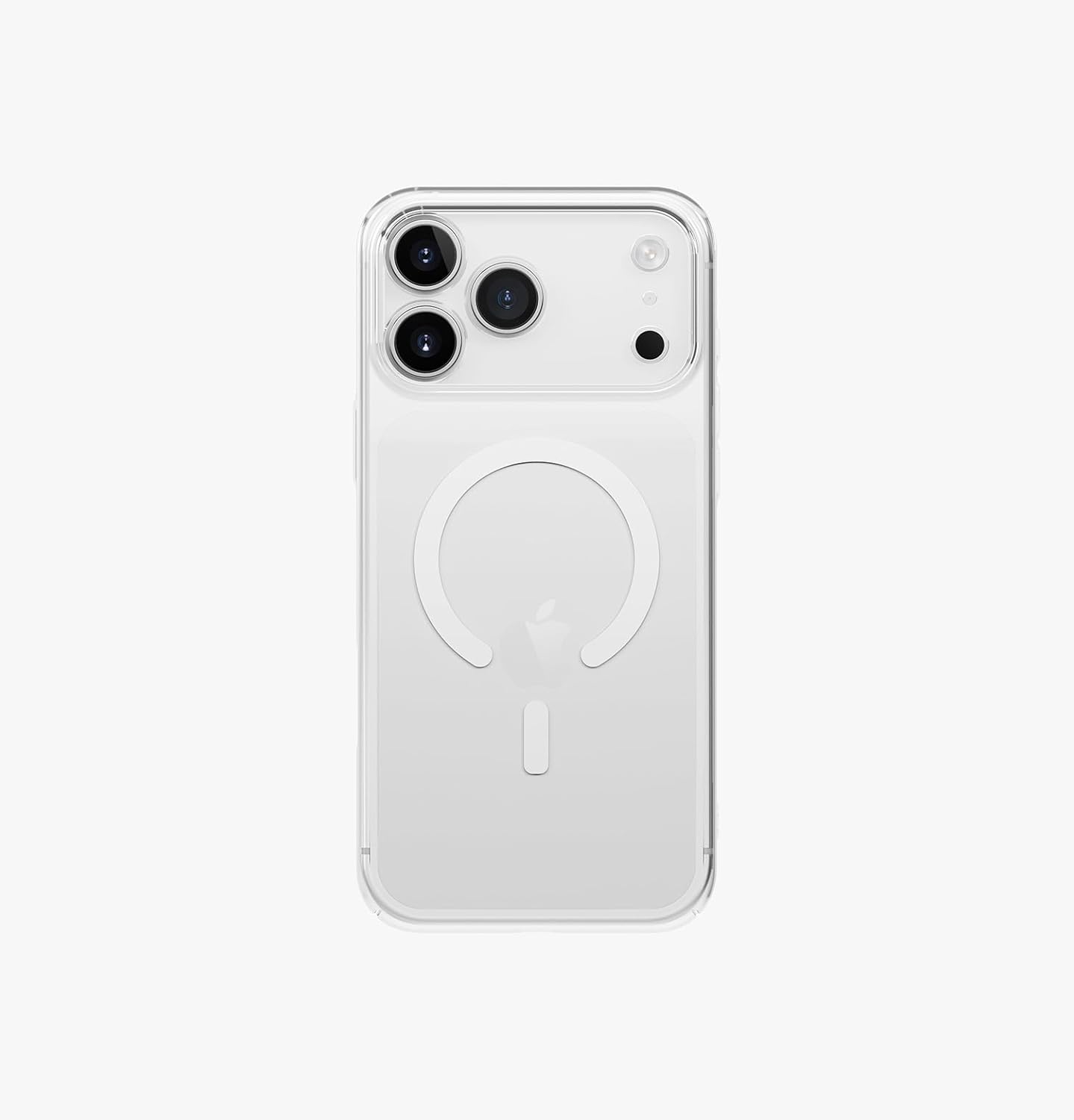 UNIQ Hybrid iPhone 17 Pro MagClick Charging AirSuit - Glossy Clear/White