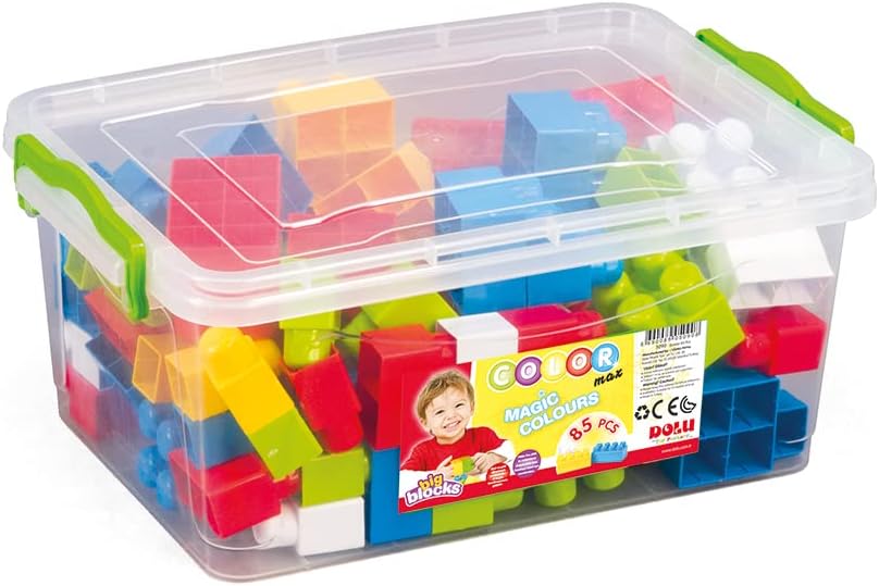 Dolu Big Blocks in Plastic Box – 85 Pieces